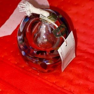 Mouth Blown Glass  Art oil lamp